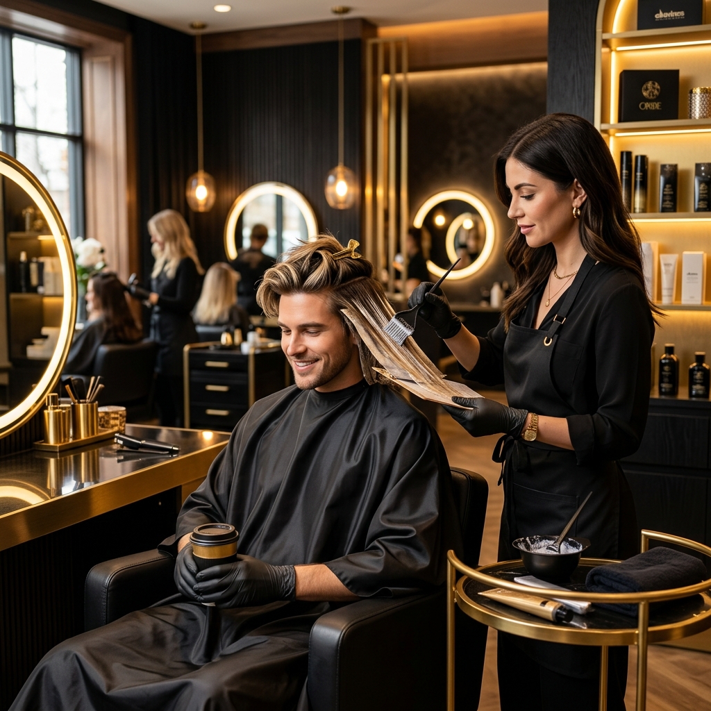 HAIR COLOUR — Impeccable Unisex Salon, Kanpur