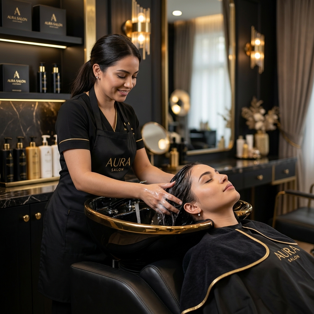 HAIR WASH services at Impeccable Unisex Salon, Kanpur